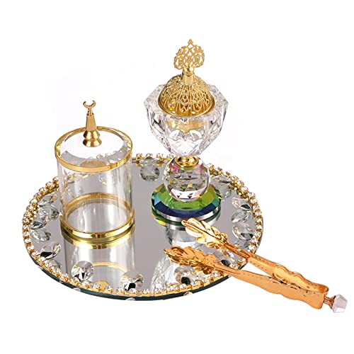 Folpus Arabian Räuchergefäß Ornament mit Räucherstäbchen Vorratsglas Klarglas Diffusor für Raumduft Meditation Büro Einweihungsgeschenk Folpus Arabian Räuchergefäß Ornament mit Räucherstäbchen Vorratsglas Klarglas Diffusor für Raumduft Meditation Büro Einweihungsgeschenk von Folpus