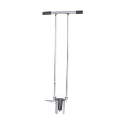 Folpus Blumenzwiebelpflanzer, Gartenwerkzeug, manueller Sämlingspflanzer, langer Griff zum Pflanzen von Gemüse, Lochdurchmesser 80mm von Folpus