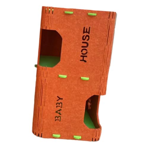 Folpus Cat House Cat Climbing Tree Schlafen Rast Bett Filz tragbares Kätzchen Spielen geschlossene Cave Scratch Post, Höhe 60 cm von Folpus