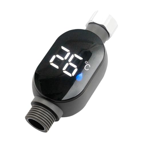 Folpus Duschthermometer Wassertemperaturanzeige Haushalt Universeller Heimgebrauch LED Digitalanzeige Wasserhahntemperaturanzeige Folpus Duschthermometer Wassertemperaturanzeige Haushalt Universeller Heimgebrauch LED Digitalanzeige Wasserhahntemperaturanzeige von Folpus
