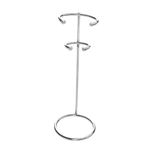 Folpus Edelstahl-Aufschäumer-Ständer für die Küche, Metallständer, Aufschäumerhalter, Kaffee-Aufschäumer-Ständer für die Arbeitsplatte zu Hause, Silber von Folpus