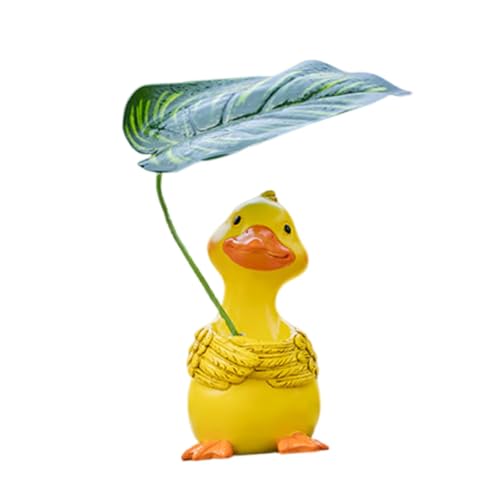 Folpus Ente Gartendeko Tierskulptur Sammlerstück Accessoire Gartendekoration Ornament für Hof Hof Tischplatte Rasen, Gelb Folpus Ente Gartendeko Tierskulptur Sammlerstück Accessoire Gartendekoration Ornament für Hof Hof Tischplatte Rasen, Gelb von Folpus