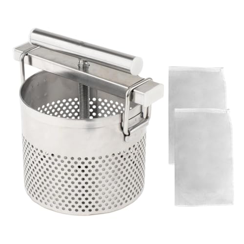 Folpus Gemüse-Füllpresse, Küchen-Gemüse-Dehydrationswerkzeug, Küchenutensil, Hand-Entsafter für Restaurant-Haushalts-Spinat von Folpus