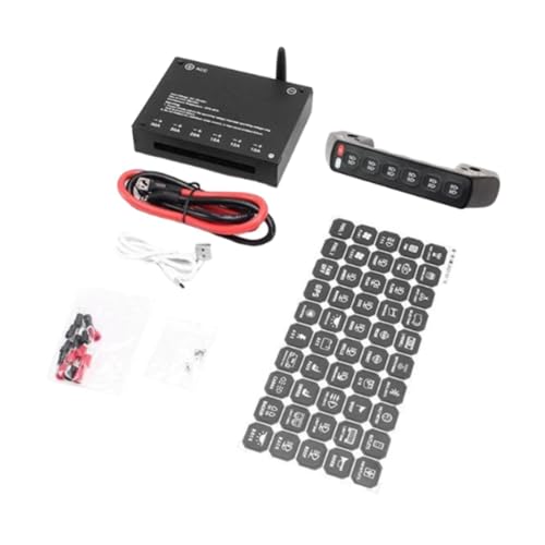 Folpus Griffschalttafel Schalterbox Bedienfeld Und Schaltsystem für 12V Und 24V Bordnetze Konzipiert zur Nachrüstung Im Innenraum von Prado J150 Fahrzeugen von Folpus