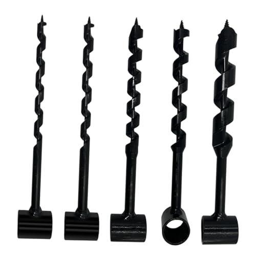 Folpus Hand-Schlangenschlüssel, Holzbohrer, manuelles Werkzeug, Holzbohrer, Lochgräber für Camping-Holzbearbeitung, 5 Stücke Folpus Hand-Schlangenschlüssel, Holzbohrer, manuelles Werkzeug, Holzbohrer, Lochgräber für Camping-Holzbearbeitung, 5 Stücke von Folpus