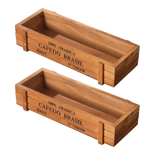 Folpus Holzkasten für Pflanzen, Vielseitig, Organizer für Die Wohnung, Behälter für Tisch Im Garten, Braun Folpus Holzkasten für Pflanzen, Vielseitig, Organizer für Die Wohnung, Behälter für Tisch Im Garten, Braun von Folpus
