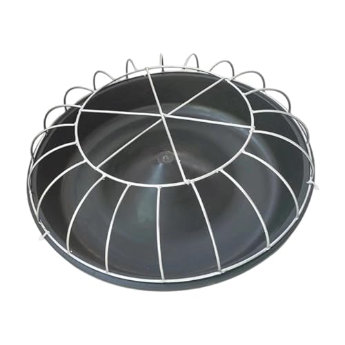 Folpus Hühnerfutterspender, Taubenfutterspender, Futterspender für Vögel, Futtereimer für Enten, Wachteln, Hühner, 20 Löcher Folpus Hühnerfutterspender, Taubenfutterspender, Futterspender für Vögel, Futtereimer für Enten, Wachteln, Hühner, 20 Löcher von Folpus