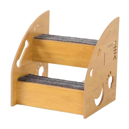 Folpus Hundetreppenrampe, Haustier-Kletterstufen, Hundestufen, Haustiertreppe für Couch, Bett, ältere Hunde, Katzen, 2 Schritte von Folpus