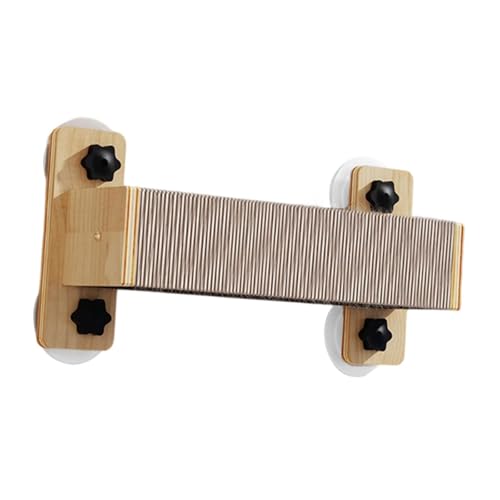 Folpus Katzen-Kletterstufe, Katzenbedarf, an der montierter Kratzbaum zum Klettern und Spielen, Rechteckform von Folpus