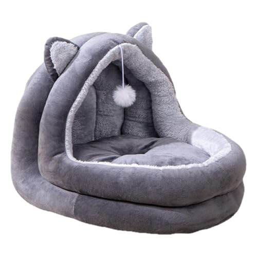 Folpus Katzenbett, Haustier-Schlafbett, halbgeschlossen, warmes Höhlennest, Haustierhaus für Kätzchen, Welpen Folpus Katzenbett, Haustier-Schlafbett, halbgeschlossen, warmes Höhlennest, Haustierhaus für Kätzchen, Welpen von Folpus