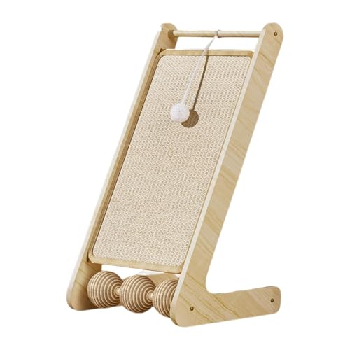 Folpus Katzenkratzbaum, L-förmiges Katzenkratzbrett, bodenmontierter Kratzbaum für Bewegung, A von Folpus