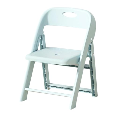Folpus Kinderstuhl Klafbare Kindersitzschule Stack Stuhl für Klassenzimmer, Innen im Freien, zu Hause, Blau von Folpus
