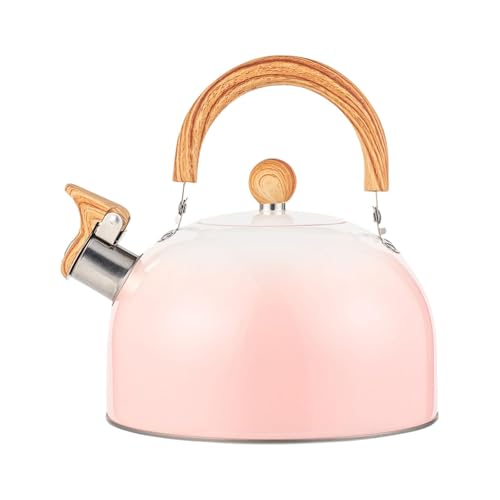 Folpus Multifunktionaler Pfeifkessel, Kaffee-/Teekessel, 3 l, Haushaltsgeschirr, Teekanne für Camping, Reisen, Küche, kochenden Kaffee, Rosa Folpus Multifunktionaler Pfeifkessel, Kaffee-/Teekessel, 3 l, Haushaltsgeschirr, Teekanne für Camping, Reisen, Küche, kochenden Kaffee, Rosa von Folpus