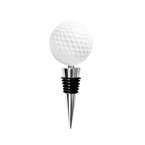 Folpus Neuheit Golfball Weinflaschenverschlüsse Bier Getränkeflaschenverschlüsse Heimgebrauch Flaschenversiegelung, Weiß Folpus Neuheit Golfball Weinflaschenverschlüsse Bier Getränkeflaschenverschlüsse Heimgebrauch Flaschenversiegelung, Weiß von Folpus