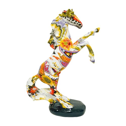 Folpus Pferd Dekorative Figur Kunst Handwerk Ornament Harz Sammlung Tier Skulptur Moderne Statue für Schreibtisch Büro Home Dekoration, Blumen Folpus Pferd Dekorative Figur Kunst Handwerk Ornament Harz Sammlung Tier Skulptur Moderne Statue für Schreibtisch Büro Home Dekoration, Blumen von Folpus