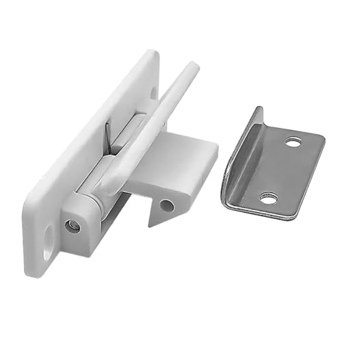 Folpus RV-Schubladenriegel, Schrankriegel, Türriegel, Hardware, Schubladenhalter für Schränke, Küche, Kleiderschrank, Büroschrank, Weiß Folpus RV-Schubladenriegel, Schrankriegel, Türriegel, Hardware, Schubladenhalter für Schränke, Küche, Kleiderschrank, Büroschrank, Weiß von Folpus