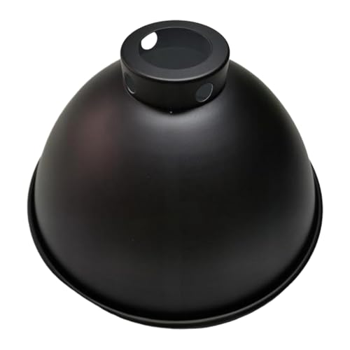 Folpus Reptile Dome Lampenabdeckung Licht Schatten Ersetzen Teile Leuchte Teil für Schildkröten, 8.5in White Lining von Folpus