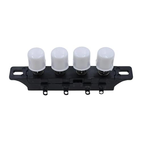 Folpus Schlüsselschalter für elektrischen, Ersatzknopf für den Tisch, universeller, stabiler Controller, Klaviertasten-Design, 4 Tasten von Folpus