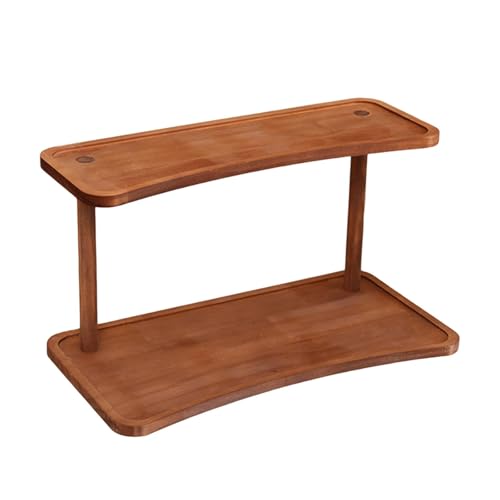 Folpus Schreibtisch Organizer Aus Holz, Kosmetik Organizer, Bauernhaus Design, Multifunktionale Büro Schreibtischregale, Präsentationsregal für Wohnheim, SPE, Dunkelbraun Folpus Schreibtisch Organizer Aus Holz, Kosmetik Organizer, Bauernhaus Design, Multifunktionale Büro Schreibtischregale, Präsentationsregal für Wohnheim, SPE, Dunkelbraun von Folpus