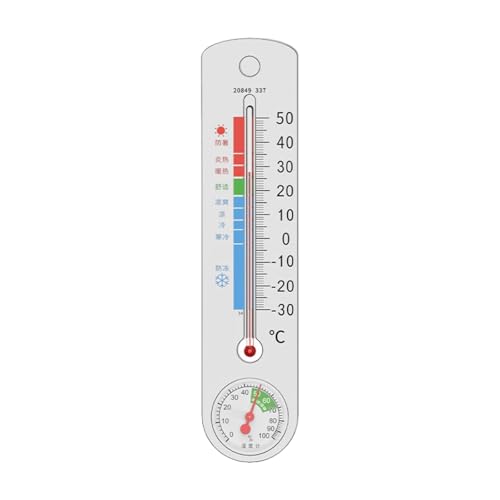 Folpus Thermometer Hygrometer Temperatur Feuchtigkeit -30~50 Einfache Lesung für Hause, 235 X 54 X 18 Mm Folpus Thermometer Hygrometer Temperatur Feuchtigkeit -30~50 Einfache Lesung für Hause, 235 X 54 X 18 Mm von Folpus