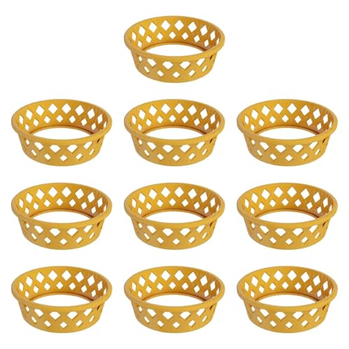 Folpus Wassermelonenfixierring Durian Display Anti Roll Anzeigeständer Robuster Tablett Wassermelonenschutzständer, Leichter Kaffee von Folpus