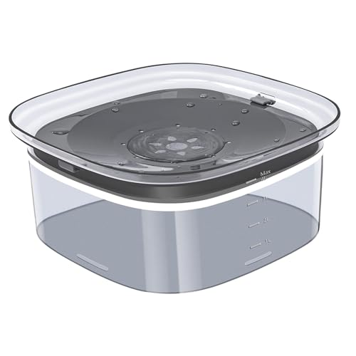 Folpus XL Wassernapf für Große Hunde Und Katzen 4 Liter Fassungsvermögen, Grau Folpus XL Wassernapf für Große Hunde Und Katzen 4 Liter Fassungsvermögen, Grau von Folpus