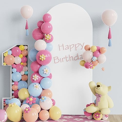 Fomcet Hochzeitsbogenabdeckung, 1,8 m, weißer Spandex, passender Stoff, runde Oberseite, Chiara-Hintergrund, Abdeckungen für Geburtstagsparty, Babyparty, Hochzeitszeremonie, Dekoration Fomcet Hochzeitsbogenabdeckung, 1,8 m, weißer Spandex, passender Stoff, runde Oberseite, Chiara-Hintergrund, Abdeckungen für Geburtstagsparty, Babyparty, Hochzeitszeremonie, Dekoration von Fomcet