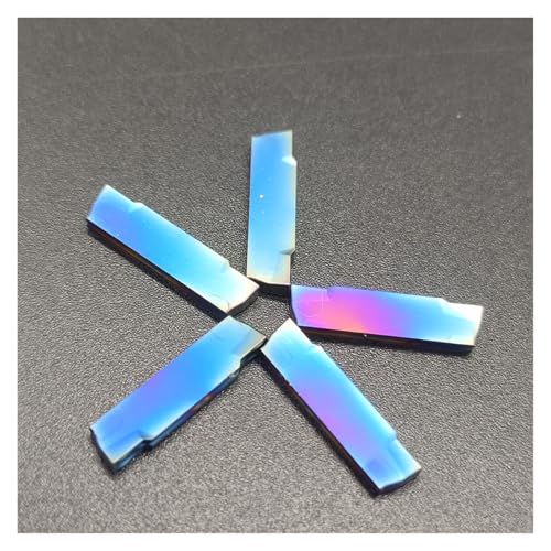 10pcs Mgmn200 m ly7010 Rillenwerkzeug Nanoblau Zementiertes Carbid -Mahlen -Einsatzmetall -Drehblatt von CNC Werkzeug von FonFou