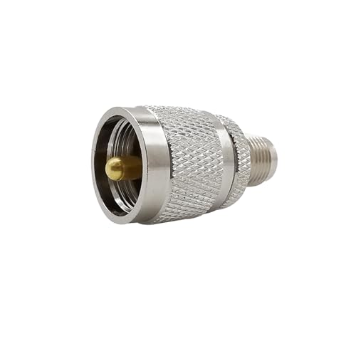 2 STÜCKE 50 Ohm UHF-Stecker auf TNC-Buchse PL259 PL-259 HF-Koaxialadapter TNC-Buchse PL259 auf UHF-Stecker HF-Koaxialkabelanschluss von FonFou