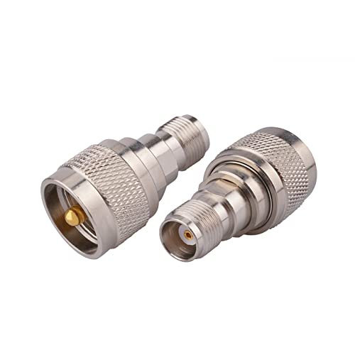 2 STÜCKE UHF zu TNC Adapter Koaxialstecker TNC Buchse zu UHF Stecker PL-259 Stecker von FonFou