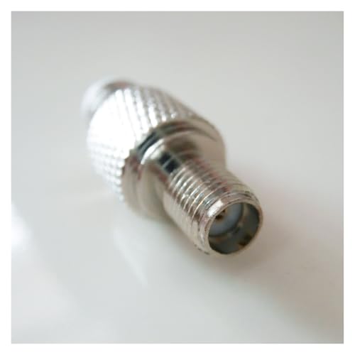 2 Stück Adapter FME-Buchse auf SMA-Buchse Kabelanschlussbuchse FME auf SMA gerade vernickelte Messing-Koaxial-HF-Adapter von FonFou