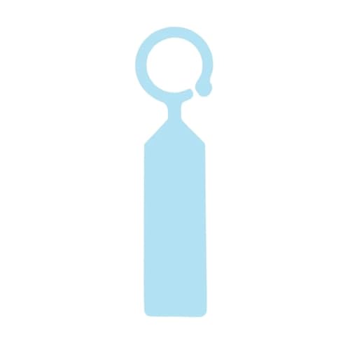 100 Stück Pflanzenetiketten, wasserdichte Etiketten, Gewächshaus, Obstgarten, Kunststoffpflanzen-Etiketten Zur Erfassung von Pflanzennamen(Light blue) von FonHNDG