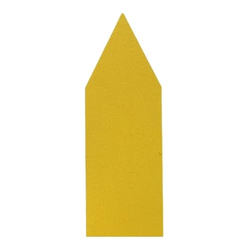100 Stück Pflanzenetiketten for Setzlinge, wasserdichte aus Kunststoff for Kinderzimmer, Gartenetiketten, Topfmarker Zur Erfassung von Pflanzennamen(Yellow) von FonHNDG