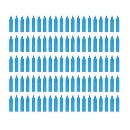 100 stücke Garten Anlage Etiketten Pflanzen Tag Kindergarten Marker Kunststoff Schreiben Platte Bord Plug In Karte Wasserdicht Zur Erfassung von Pflanzennamen(Blue) von FonHNDG