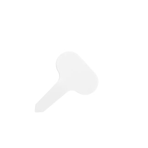100 stücke Garten Anlage T Label Zubehör Blume Kunststoff Pflanzen Sämling Tag Zur Erfassung von Pflanzennamen(White) von FonHNDG