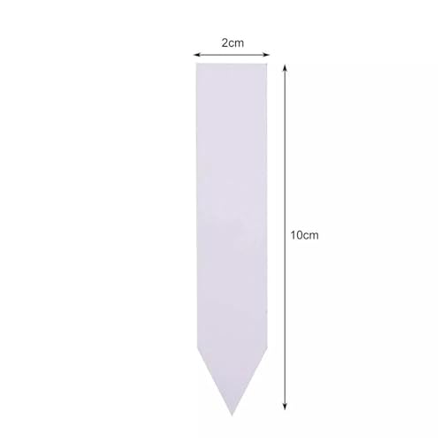 100PCS Garten Tag Anlage Zubehör Blumentöpfe Kunststoff Tags Kindergarten Marker Zur Erfassung von Pflanzennamen(L) von FonHNDG