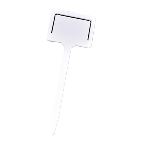 10Pcs Garten Pflanze Etiketten Bunte Wasserdichte Kindergarten Marker Platte Blume Samen Schreiben Zeichen Mark Pflanzen Tags Zur Erfassung von Pflanzennamen(White) von FonHNDG