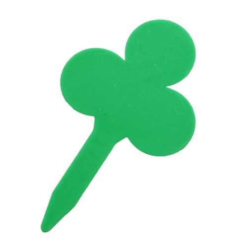 50Pcs Garten Pflanzen Etiketten Blossom Form Kunststoff Wasserdicht Re-Verwendbare Label Stakes Zur Erfassung von Pflanzennamen(Green) von FonHNDG