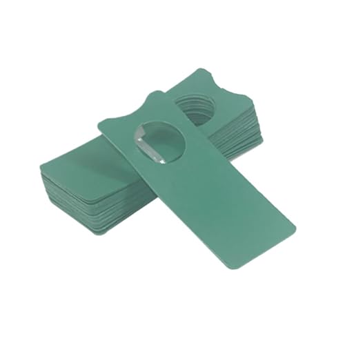 5x2cm Hängen Schnalle Anlage Etiketten Zeichen Stakes Identifikation Karte Garten Dekoration Wasserdicht Zur Erfassung von Pflanzennamen(Green) von FonHNDG