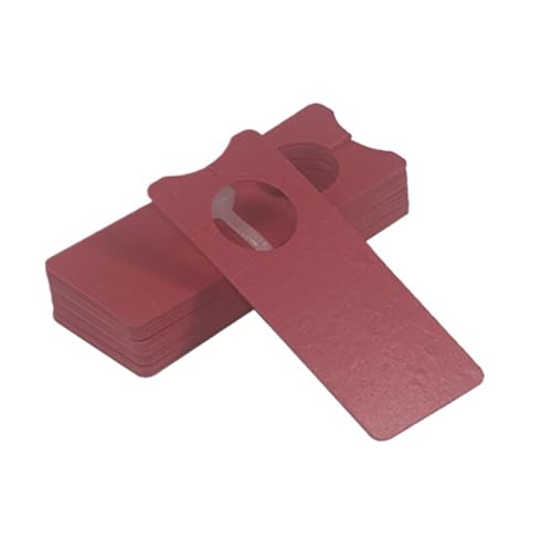 5x2cm Hängen Schnalle Anlage Etiketten Zeichen Stakes Identifikation Karte Garten Dekoration Wasserdicht Zur Erfassung von Pflanzennamen(Red) von FonHNDG