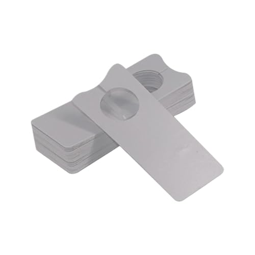 5x2cm Hängen Schnalle Anlage Etiketten Zeichen Stakes Identifikation Karte Garten Dekoration Wasserdicht Zur Erfassung von Pflanzennamen(White) von FonHNDG