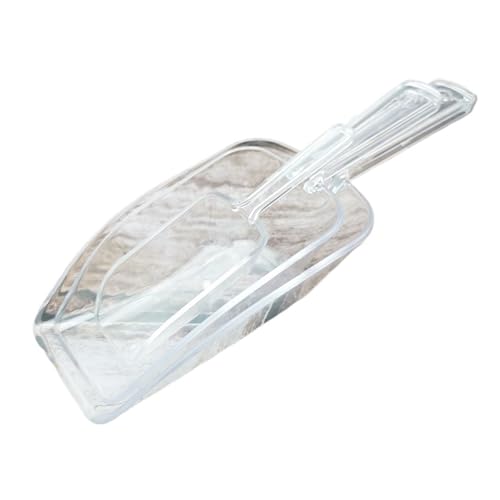 6PCS Kunststoff Eis Scoops Scoopers Transparant Schaufel for Süßigkeiten Dessert Getreide Zum Halten von Eis(Medium clear) von FonHNDG