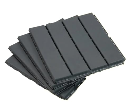 Dekoration von Haushaltsspleiß-Massivholzböden, Terrasse, Innenhof, Außengelände, Balkonrenovierung Für die Verlegung von Böden im Freien(B-10pcs) von FonHNDG