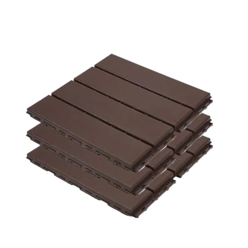 Dekoration von Haushaltsspleiß-Massivholzböden, Terrasse, Innenhof, Außengelände, Balkonrenovierung Für die Verlegung von Böden im Freien(C-10pcs) von FonHNDG