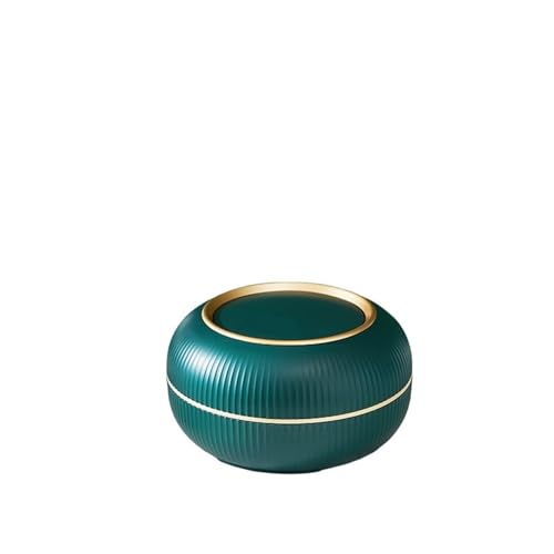 Desktop-Mülleimer Push-open Deckel Papierkorb Box Home täglichen Bedarfs Für Desktop-Müll(Green) von FonHNDG