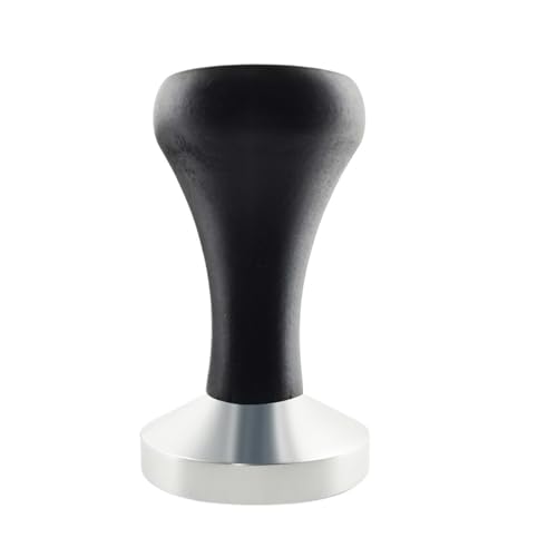 Espresso-Stampfer mit schwarzem Holzgriff, Verteiler-Kaffeestampfer Zum Zerkleinern von Kaffeepulver(58mm) von FonHNDG