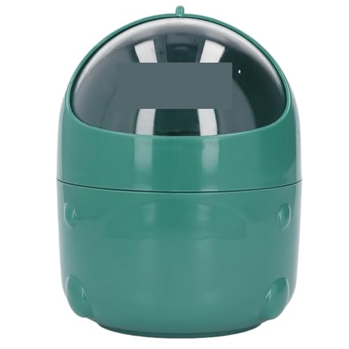 FonHNDG 2 stücke Desktop Mülleimer Abnehmbare Design Rutschfeste Unterseite Kunststoff Mini Für Desktop-Müll(Green) von FonHNDG
