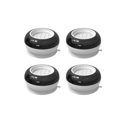 FonHNDG 4 Stück Waschmaschine Anti-Vibrations-Pads Möbel Gummifüße Matte SlipStop Silent Universal Kühlschrank Unterstützung Dämpfer Ständer für Waschmaschine, Trockner(White 4PCS) von FonHNDG