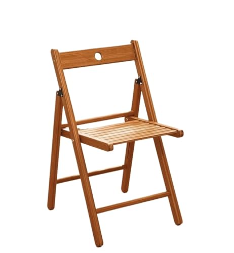 FonHNDG Rückenlehne Esszimmerstühle Hocker Einfachheit Outdoor Moderne Holz Esszimmerstühle Wohnzimmer Klapp Chaiselongue Küchenmöbel für Wohnzimmer, Essbereich(STYLE1) von FonHNDG