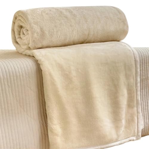 FonHNDG Schmusedecke Flanell Decke Nickerchen Büro Klimaanlage Bezug Korallen Samt Sofa Bett for Winter(150x200cm) von FonHNDG
